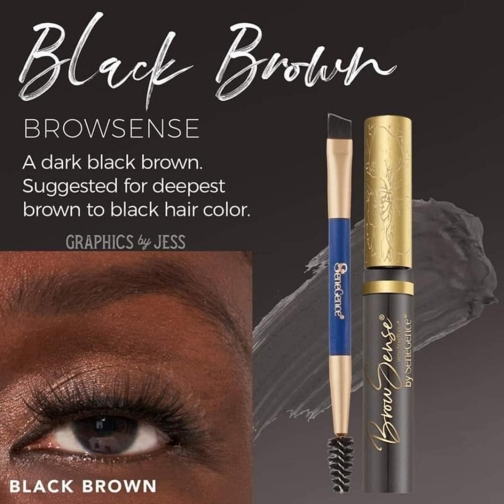 Black Brown BrowSense Brow Building Cream